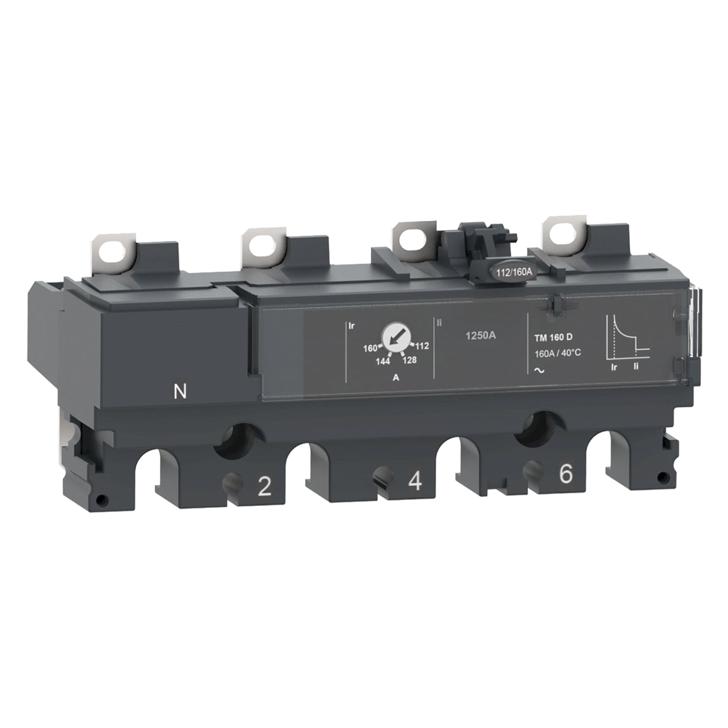 Relé Compact NSX(100 a 250) Unidad de Disparo Termomagnética Regulable Hasta 690VCA 32A Schneider Electric