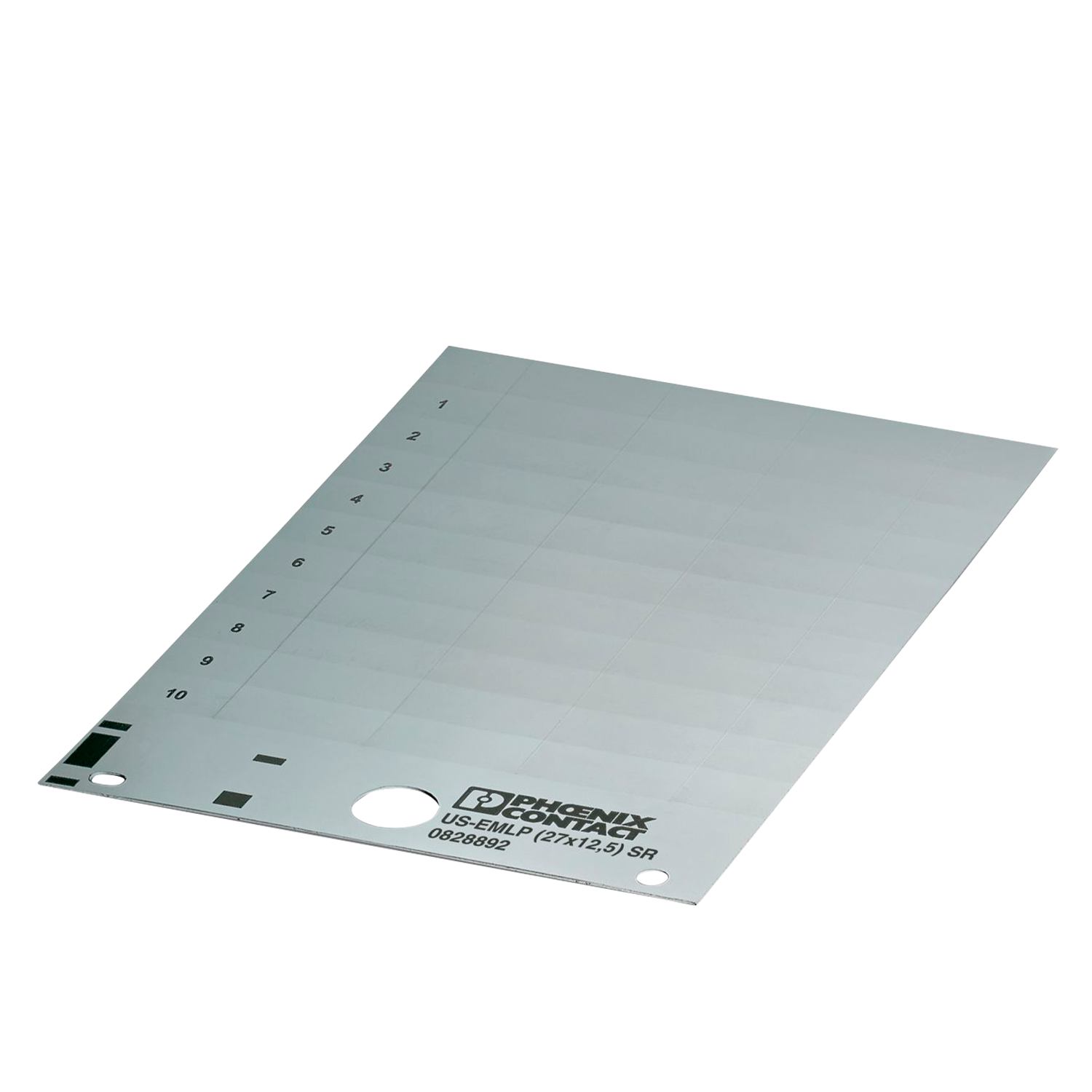 [31113] Rótulo 27x12,5mm 30 Autoadhesivos Thermo Gris Phoenix Contact