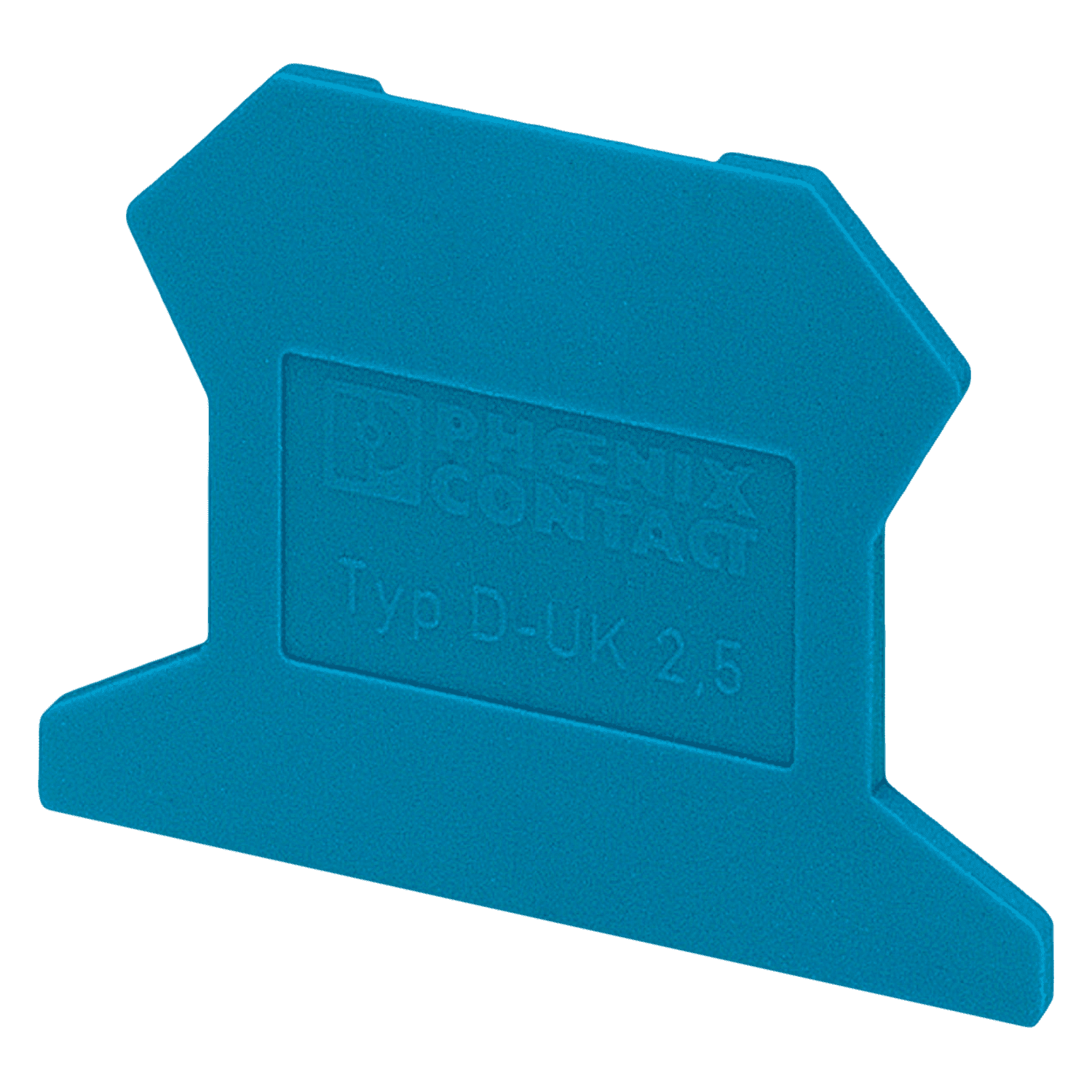 [16799] Tapa Final D-UK P/Bornes UK Hasta 2,5mm Azul Phoenix Contact