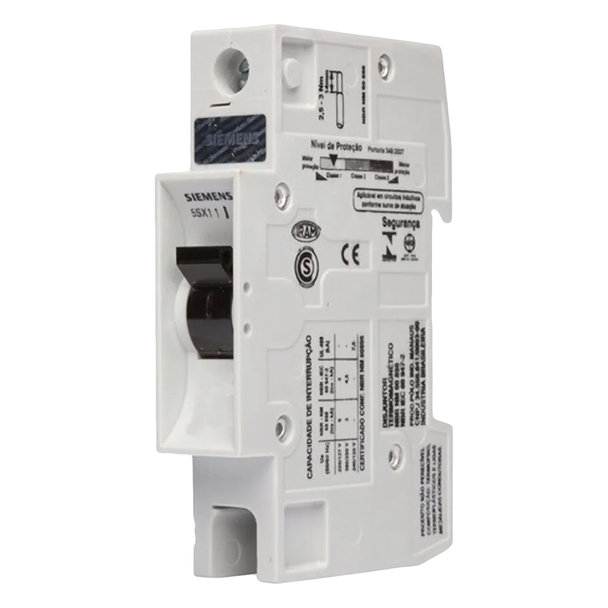 [3821] Interruptor Termomagnético 5SX11 1x20A 3kA Curva C Siemens