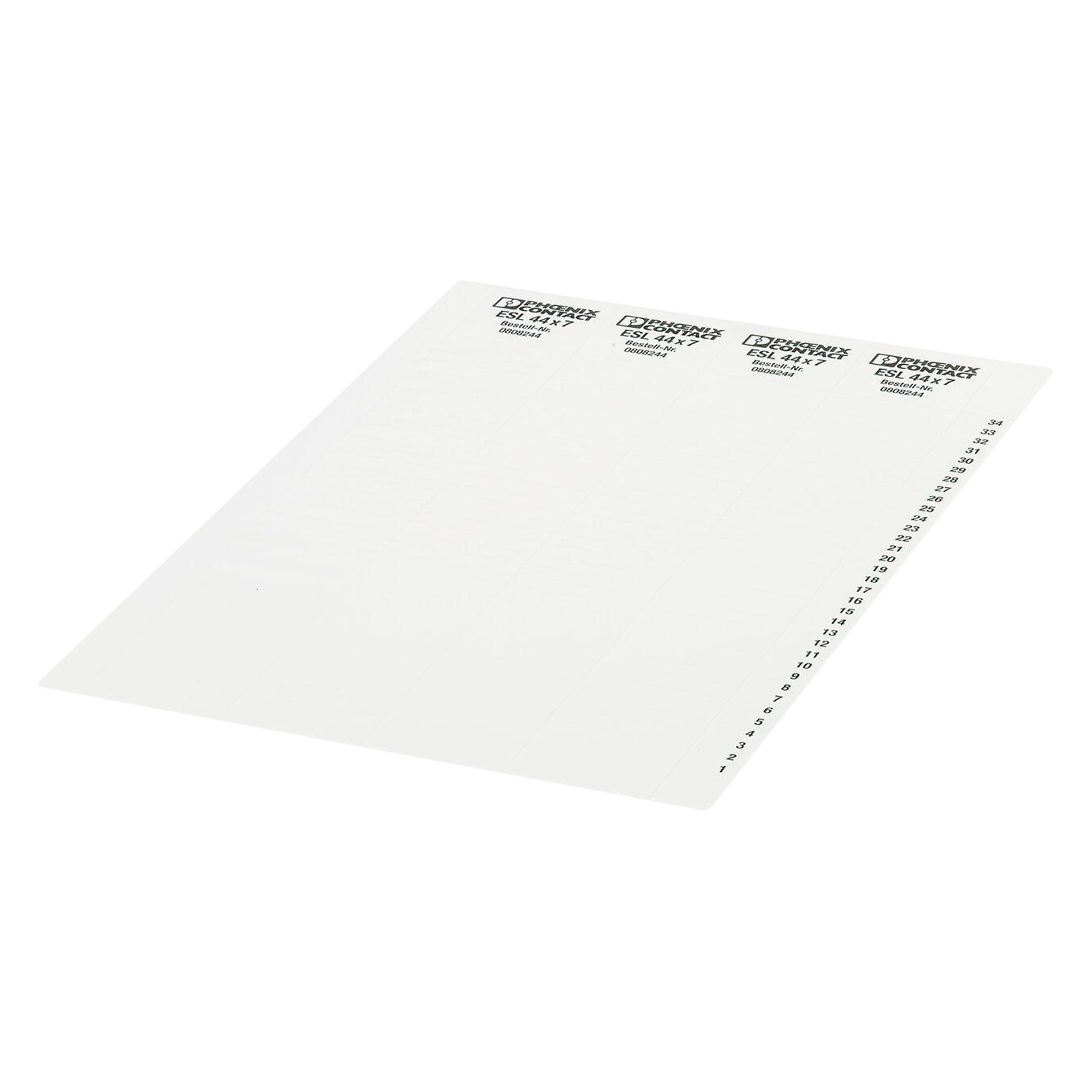 [13439] Tira de Rotulación P/Impresora Laser 44x7 Blanco Phoenix Contact